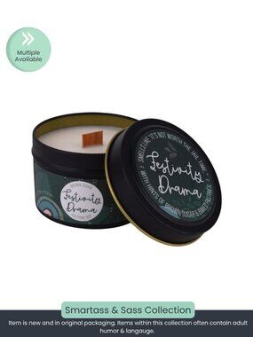 Festivity Drama – Brown Sugar Wood Wick Candle (4oz)